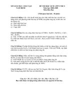 Đề thi kì II hóa học8 Nam Định (2008-2009)