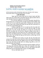 SÁNG KIẾN KINH NGHIỆM ÁP DỤNG MỘT SỐ PHƯƠNG PHÁP DẠY KĨ NĂNG VIẾT TRONG PHÂN MÔN TIẾNG ANH K8 TRƯỜNG THCS TÔ HIỆU
