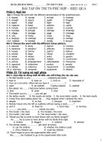 Các dạng bài ôn thi TN 2010(chỉ việc in)