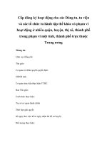 Cấp đăng ký hoạt động cho các Dòng tu, tu viện và các tổ chức tu hành tập thể khác có phạm vi hoạt động ở nhiều quận, huyện, thị xã, thành phố trong phạm vi một tỉnh, thành phố trực thuộc Trung ương doc