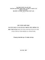ĐỀ CƯƠNG MÔN HỌC NGUYỄN TRÃI VÀ NGUYỄN DU TRONG TIẾN TRÌNH VĂN HỌC TRUNG ĐẠI (NGUYEN TRAI AND NGUYEN DU IN THE EVOLUTION OF THE MEDIEVAL LITERATURE) pdf