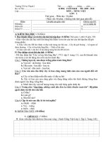 ĐỀ KT CHKII- MÔN TV