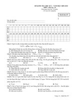 ĐỀ KIỂM TRA HỌC KÌ II 2009-2010(MA DE 4))