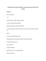 Giám định lại khả năng lao động đối với người đang hưởng chế độ mất sức lao động pptx