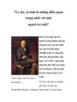 “Uy tín, cá tính là những điều quan trọng nhất với một người trẻ tuổi” pps