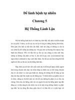 Để lành bệnh tự nhiên - Phần 9 doc