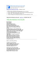 Những bài thơ ko bao giờ quên