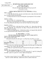 Thi thử TN 12- Địa - đê và đáp án