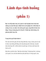 Lãnh đạo tình huống (phần 1) ppsx