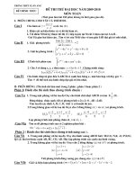 De thi thu dai hoc co dap an ( cuc hot)