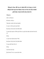 Đăng ký thay đổi trụ sở chính đối với công ty trách nhiệm hữu hạn hai thành viên trở lên (từ tỉnh, thành phố khác chuyển đến khu kinh tế) ppt