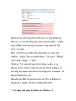 10 việc cần làm sau khi cài Windows 7- P2 ppsx