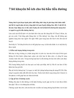 7 lời khuyên bổ ích cho bà bầu tiểu đường docx