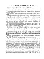 TƯ TƯỞNG HỒ CHÍ MINH VỀ VẤN ĐỀ DÂN TỘC pps