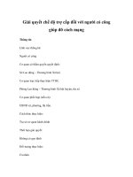 Giải quyết chế độ trợ cấp đối với người có công giúp đỡ cách potx