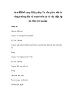 Sửa đổi bổ sung Giấy phép Tư vấn giám sát thi công đường dây và trạm biến áp có cấp điện áp từ 35kv trở xuống pdf