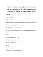 Thẩm tra cấp Giấy chứng nhận đầu tư đối với dự án đầu tư có quy mô dưới 300 tỷ đồng và thuộc lĩnh vực đầu tư có điều kiện gắn với thành lập doanh nghiệp potx