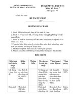 Đề KTHK I 2009-2010