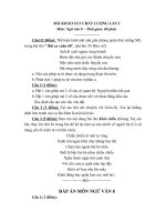 BÀI KHẢO SÁT CHẤT LƯỢNG LẦN 2 - L8