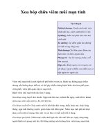 Xoa bóp chữa viêm mũi mạn tính potx