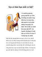 Sẹo có làm bạn mất cơ hội? pot