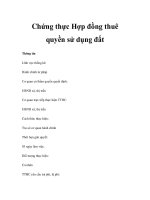 Chứng thực Hợp đồng thuê quyền sử dụng đất pps