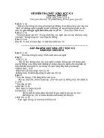 Đề KT chất lượng HK1 NV8