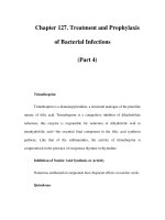 Chapter 127. Treatment and Prophylaxis of Bacterial Infections (Part 4) pdf