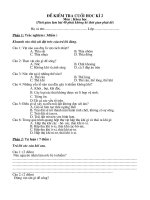 ĐỀ KT CUỐI HK II KHOA L4