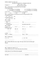 Kiem tra HKII - mon toan lop 2- de 1