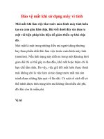 Bảo vệ mắt khi sử dụng máy vi tính- P1 pot