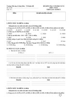 DE KTHKII TOAN 3 CO Đ/A (Q. TIÊU)