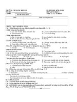 Sinh 8 + Đáp án Kì 2( 09-10)