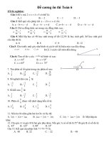on tap thi HK II toan 6