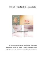 Sốt mò - Căn bệnh khó chẩn đoán pot