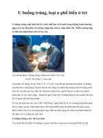 U buồng trứng, loại u phổ biến ở trẻ ppt