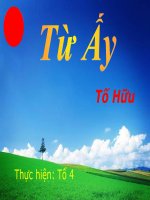 bài giảng từ ấy tố hữu