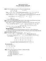 MỘT SỐ BÀI TOÁN THI HSG 9