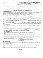 ĐỀ KIỂM TRA HKII - CN 6 ĐỀ 1