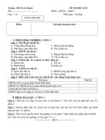 GDCD 7 + Đáp án HK 2( 09-10)