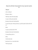 Đăng ký thay đổi thành viên hợp danh đối với công ty hợp danh trong Khu KT ppt