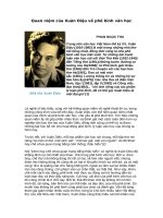 Quan niệm của Xuân Diệu về phê bình văn học