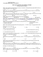 bài tập chương dao động