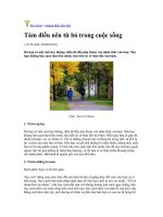 Tám điều nên từ bỏ trong cuộc sống ppt