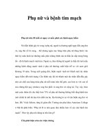 Phụ nữ và bệnh tim mạch pps