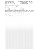 KT học kỳ 2 toán 6