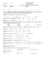 Kiem tra HKII toan 6