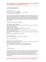 Anh ngữ sinh động bài 76 doc