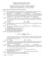 Đề Luyện thi ĐH môn Lý 24