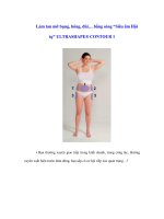 Làm tan mỡ bụng, hông, đùi… bằng sóng “Siêu âm Hội tụ” ULTRASHAPE CONTOUR 1 ppt